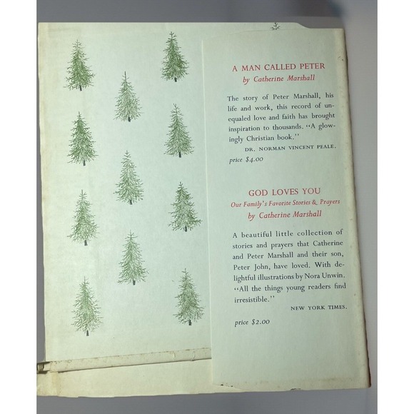 Vintage 1953 Lets Keep Christmas Peter Marshall Hardcover Dust Jacket Book - Picture 6 of 7